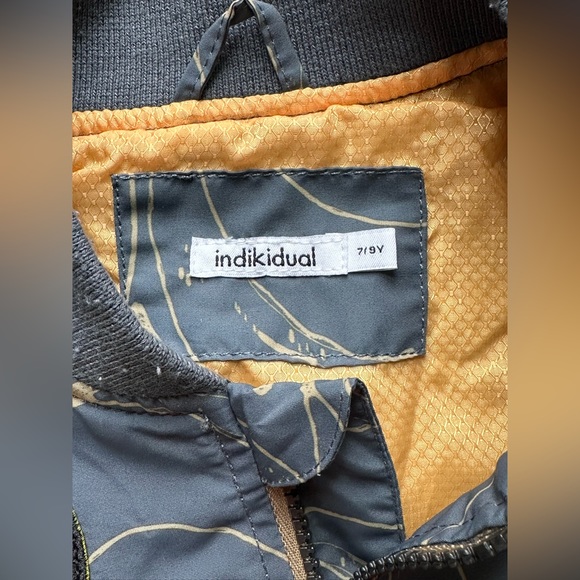 {Indikidual} Banana Print Patch Bomber Jacket ๐ - Size 7-9Y - Picture 12 of 16